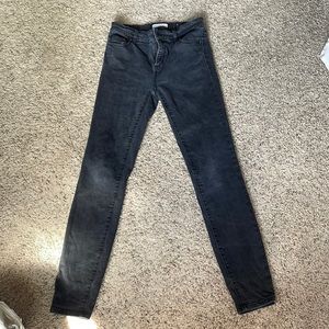 Woman’s black jeans
